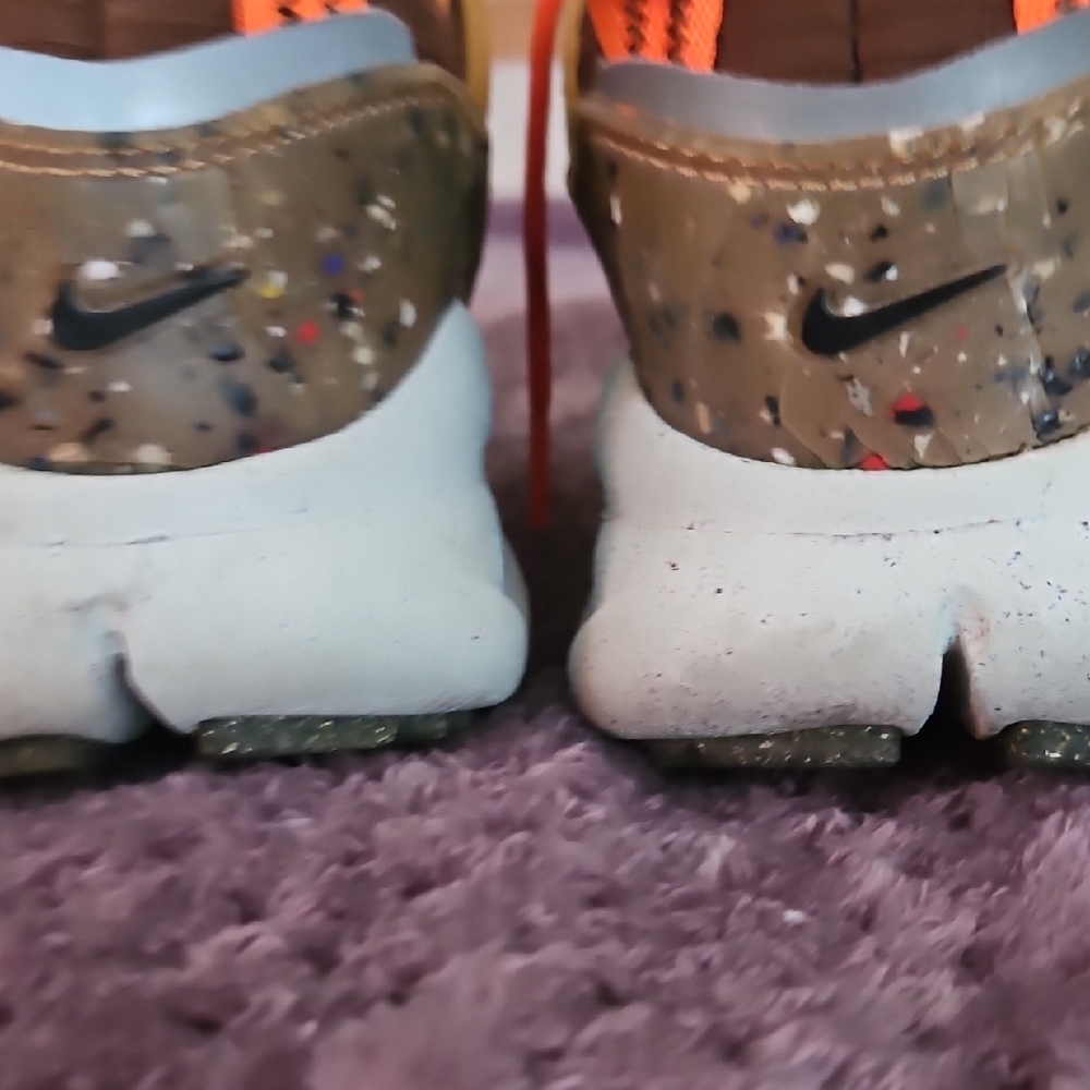Nike Vibrant Purple and Tan Sneakers - Picture 6 of 8